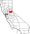 Map of California showing El Dorado County - Click on map for a greater detail.