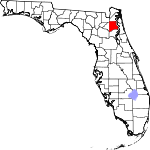 Map of Florida showing Clay County - Click on map for a greater detail.