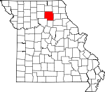 Map of Missouri showing Macon County - Click on map for a greater detail.