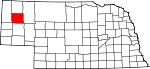 Map of Nebraska showing Box Butte County - Click on map for a greater detail.