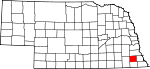 Map of Nebraska showing Johnson County - Click on map for a greater detail.