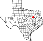 Map of Texas showing Navarro County - Click on map for a greater detail.