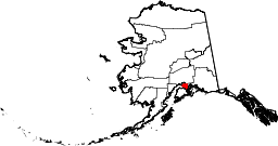 Map of Alaska showing Anchorage Borough - Click on map for a greater detail.