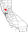 Map of California showing Colusa County - Click on map for a greater detail.