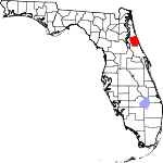 Map of Florida showing Flagler County - Click on map for a greater detail.
