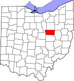 Ohio Map Showing Holmes County 1085b5dc6ca773fe50709107b312ada7 