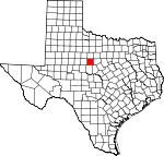 Map of Texas showing Callahan County - Click on map for a greater detail.
